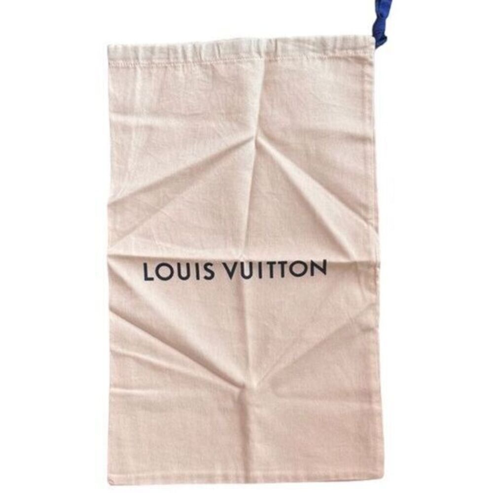 Louis Vuitton | Beige with Blue Drawstring | Medium Dust Bags  | 19 by 11 inches